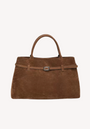 Suede Tote Bag